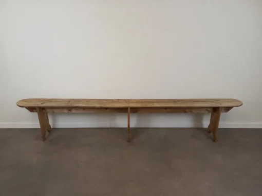 Pamono Rustic Oak Bench, 1920s Best