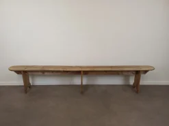 Pamono Rustic Oak Bench, 1920s Best