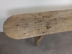 Pamono Rustic Oak Bench, 1920s Best