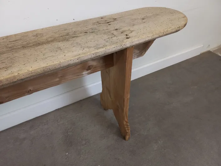 Pamono Rustic Oak Bench, 1920s Best