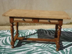 Pamono Rustic Oak Desk, 1930s Online