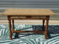 Pamono Rustic Oak Desk, 1930s Online