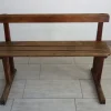 Pamono Rustic School Bench, 1950s Clearance