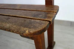 Pamono Rustic School Bench, 1950s Clearance