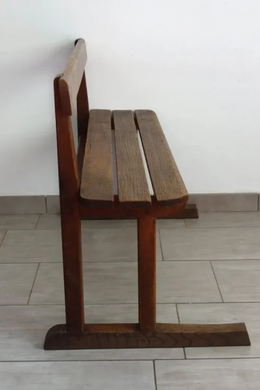 Pamono Rustic School Bench, 1950s Clearance