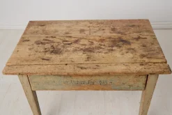 Pamono Rustic Swedish Country Table with Original Paint and Patina Best
