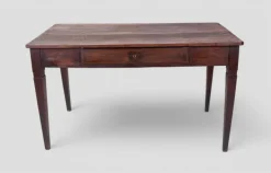 Pamono Rustic Walnut Worktable with Central Drawer New