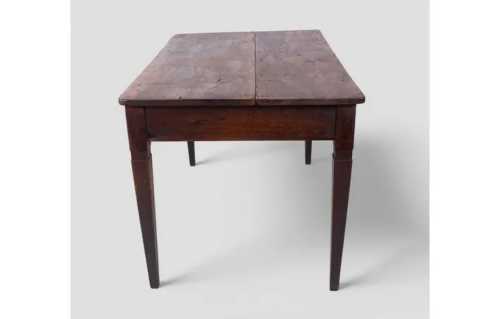 Pamono Rustic Walnut Worktable with Central Drawer New