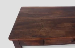 Pamono Rustic Walnut Worktable with Central Drawer New
