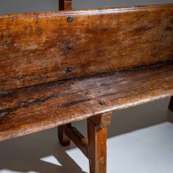 Pamono Rustic Wooden Bench, Alpines, 18th / 19th Century Outlet