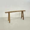 Pamono Rustic Wooden Pig Bench Online