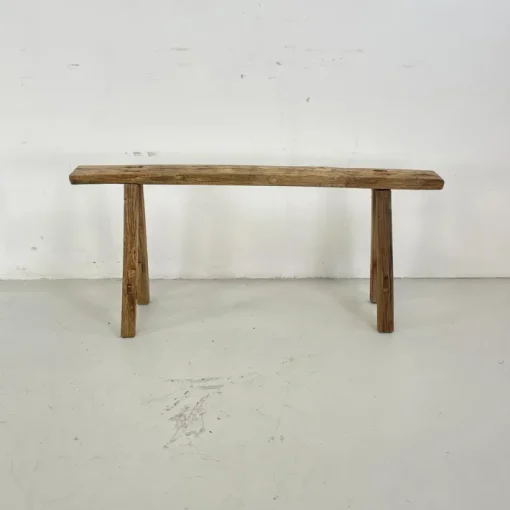 Pamono Rustic Wooden Pig Bench Online