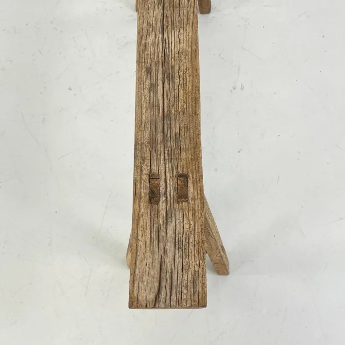 Pamono Rustic Wooden Pig Bench Online