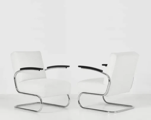 Pamono S 411 Armchairs by W.H. Gispen for Mücke & Melder, 1930s, Set of 2 Clearance