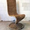 Pamono S Chair in Braided Rope by Marzio Cecchi, Italy, 1970s