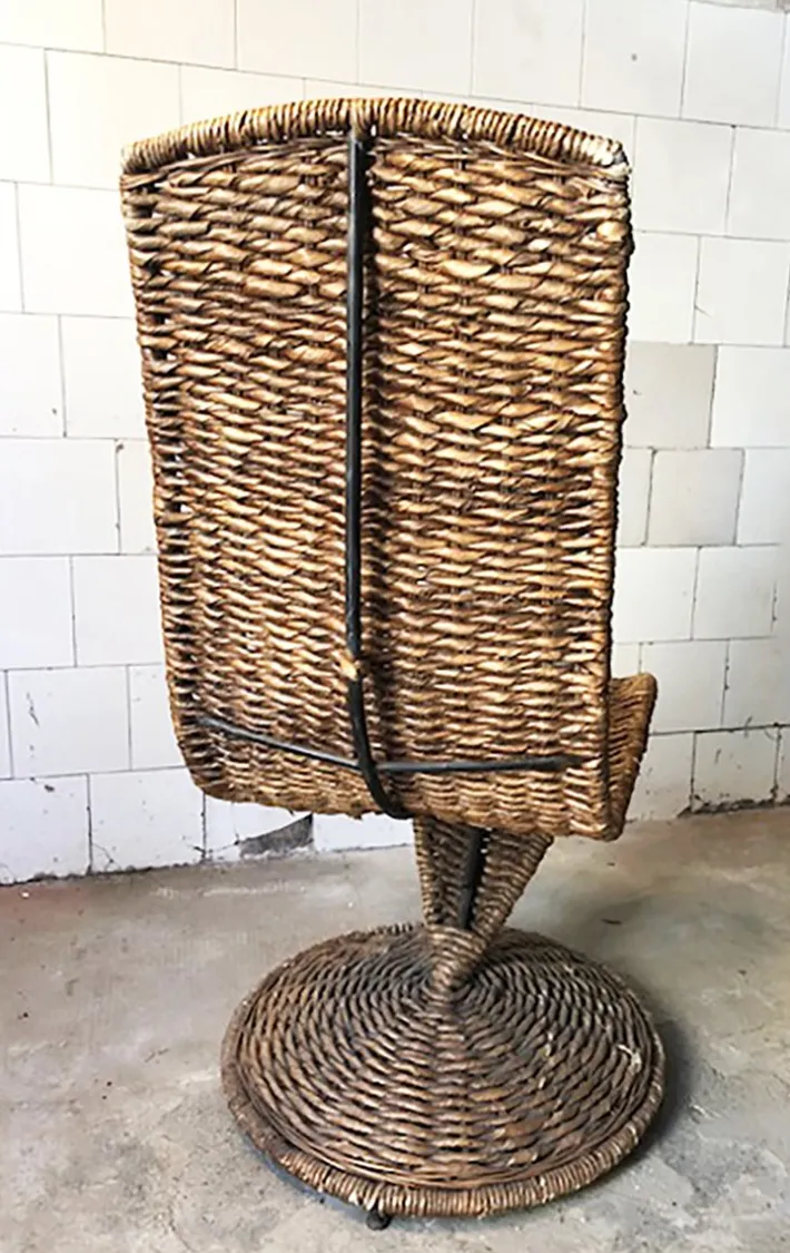 Pamono S Chair in Braided Rope by Marzio Cecchi, Italy, 1970s