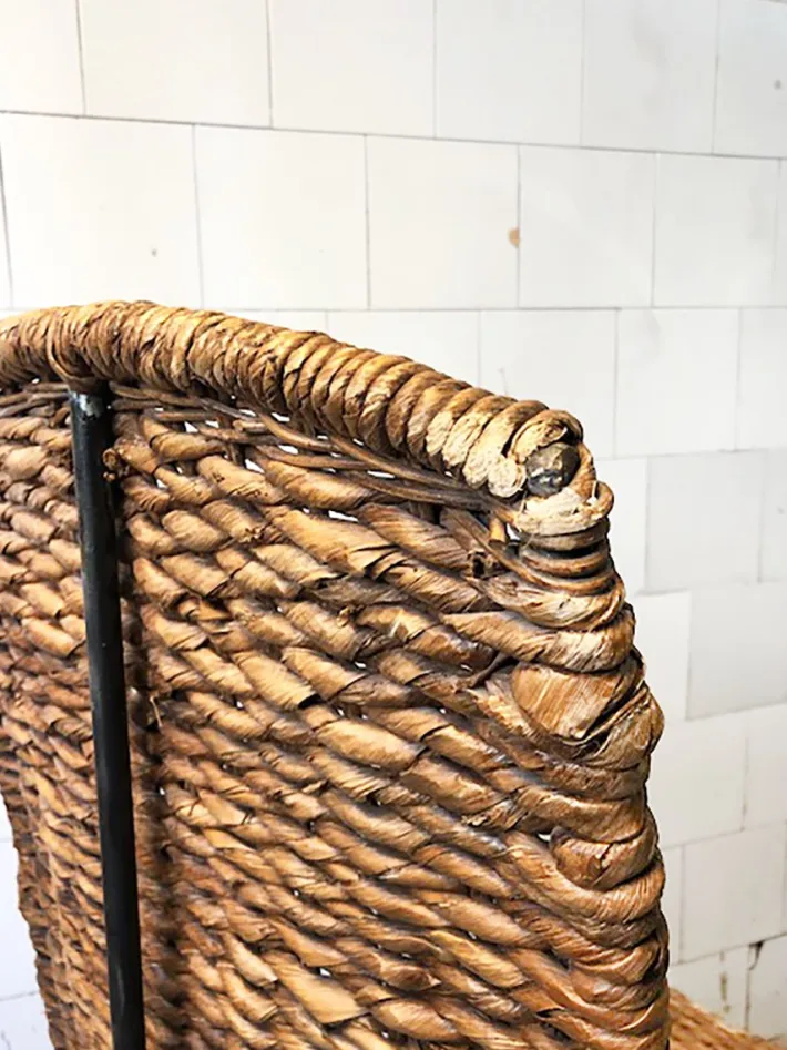 Pamono S Chair in Braided Rope by Marzio Cecchi, Italy, 1970s