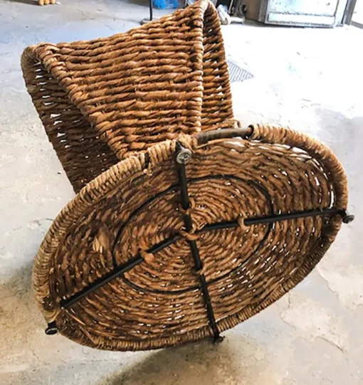 Pamono S Chair in Braided Rope by Marzio Cecchi, Italy, 1970s