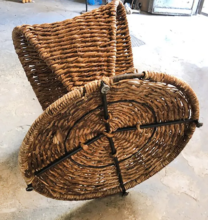 Pamono S Chair in Braided Rope by Marzio Cecchi, Italy, 1970s