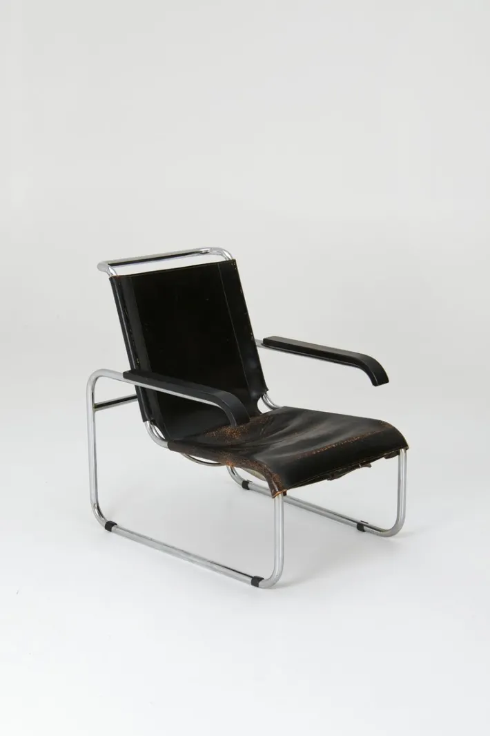Pamono S35 L Chair by Marcel Breuer for Thonet, 1950s Outlet