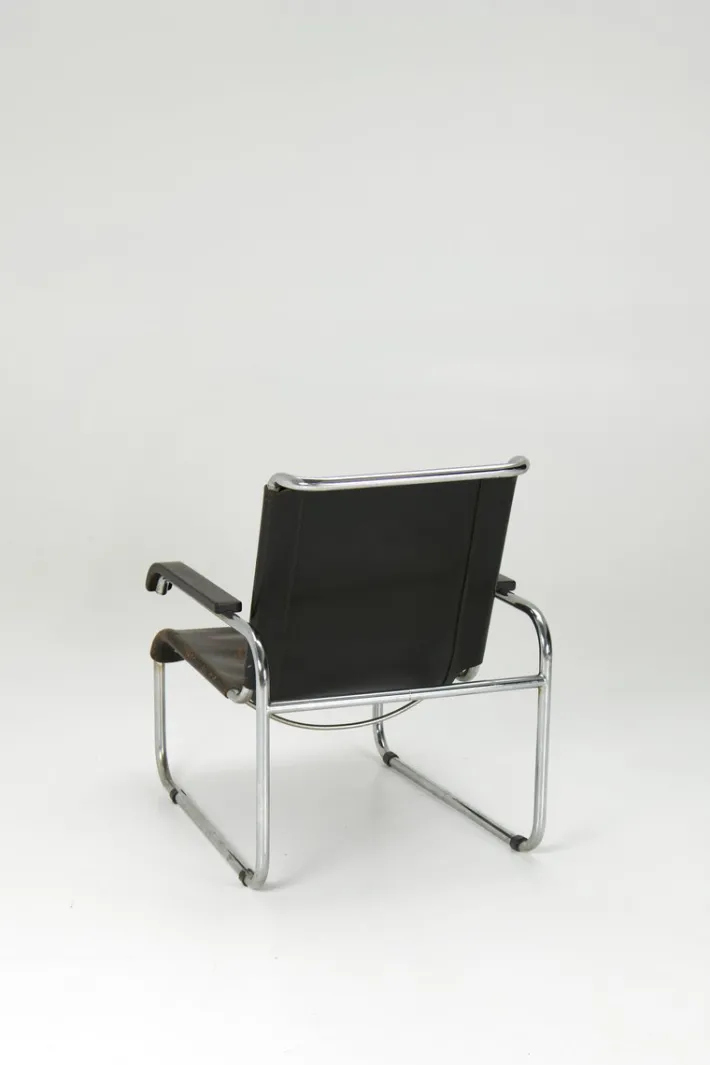 Pamono S35 L Chair by Marcel Breuer for Thonet, 1950s Outlet