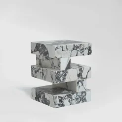 Pamono S Y N C Calacatta Side Table from Kiwano Concept