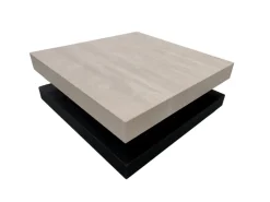 Pamono Sagra Coffee Table in Honed Italian Travertine Marble by Joaquín Moll New