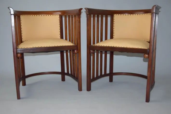 Pamono Salon Set attributed to Josef Hoffmann, 1910s, Set of 3 Clearance
