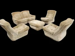 Pamono Salon Set by Michel Cadestin for Airborne, 1970s, Set of 6 Online