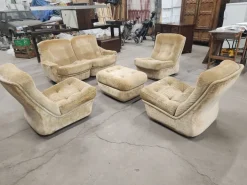 Pamono Salon Set by Michel Cadestin for Airborne, 1970s, Set of 6 Online