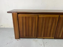Pamono Sapporo Cabinet in Walnut by Mario Marenco for Mobilgirgi, 1970s Sale
