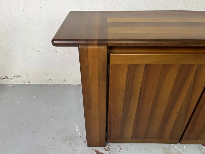 Pamono Sapporo Cabinet in Walnut by Mario Marenco for Mobilgirgi, 1970s Sale