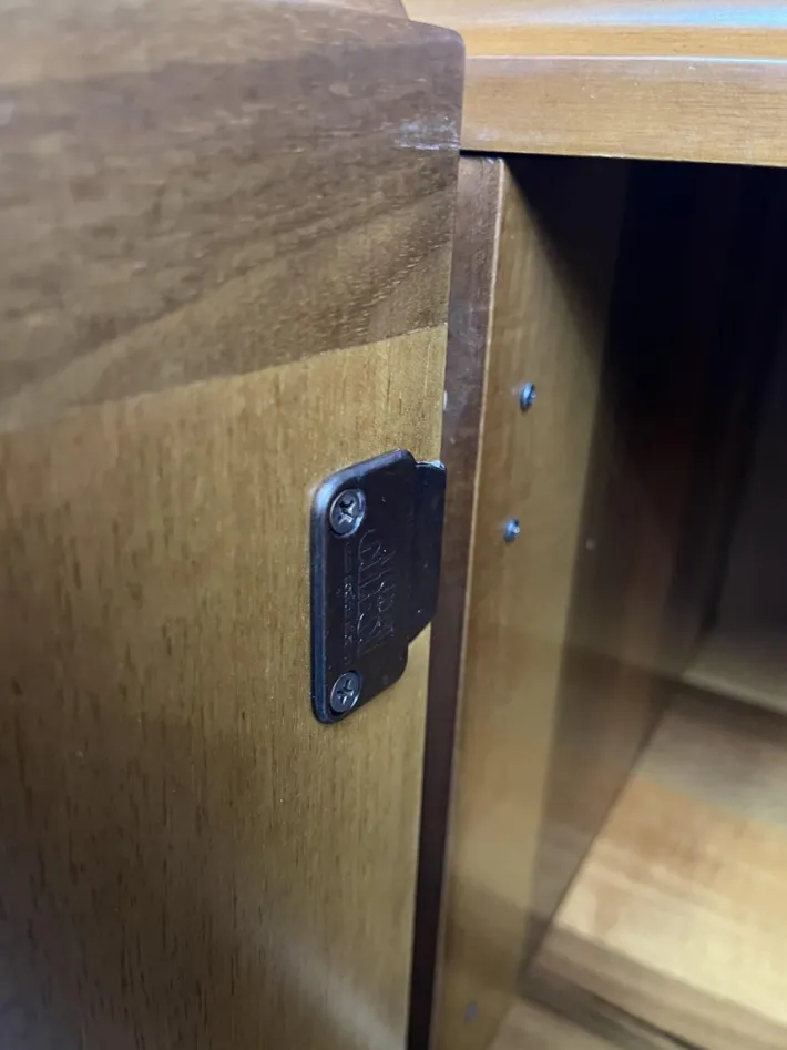 Pamono Sapporo Cabinet in Walnut by Mario Marenco for Mobilgirgi, 1970s Sale