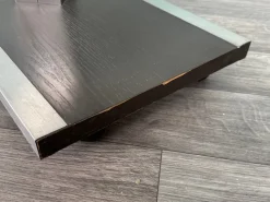 Pamono SAS TV Stand in Steel with Smoked Glass Top from Domustil, 1970s Discount