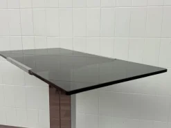 Pamono SAS TV Stand in Steel with Smoked Glass Top from Domustil, 1970s Discount