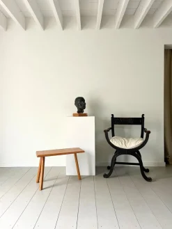 Pamono Savanarola Chair with Hand-Carved Detail and X Frame, Italy, 19th Century Best