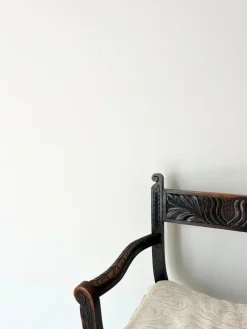 Pamono Savanarola Chair with Hand-Carved Detail and X Frame, Italy, 19th Century Best