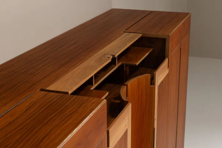 Pamono Scaligera Sideboard by Franco Poli for Bernini, Italy, 1980s Outlet