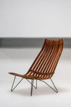 Pamono Scandia Lounge Chair by Hans Brattrud for Hove Mobler, 1957 Outlet