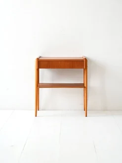 Pamono Scandinavian Bedside Table by Ab Carlström & Co, 1960s New