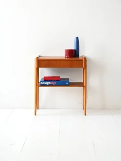 Pamono Scandinavian Bedside Table by Ab Carlström & Co, 1960s New