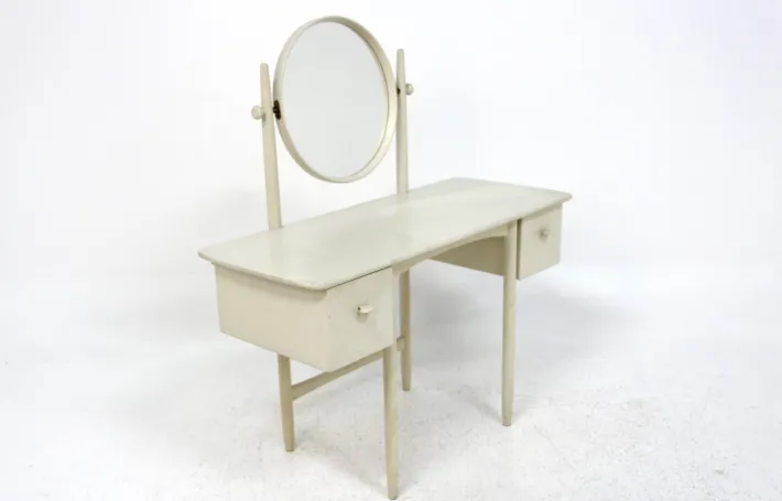 Pamono Scandinavian Beech Dressing Table by Engström & Myrstrand for Bodafors, Sweden, 1960 Best