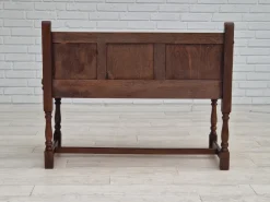 Pamono Scandinavian Bench or Sofa in Oak & Sheepskin, 1950s