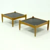 Pamono Scandinavian Coffee Table in Oak and Slate by Eric Merthen for Ire Möbler, 1960s New