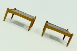 Pamono Scandinavian Coffee Table in Oak and Slate by Eric Merthen for Ire Möbler, 1960s New