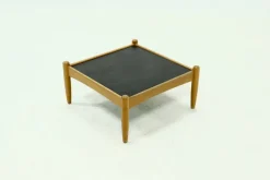 Pamono Scandinavian Coffee Table in Oak and Slate by Eric Merthen for Ire Möbler, 1960s New
