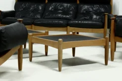 Pamono Scandinavian Coffee Table in Oak and Slate by Eric Merthen for Ire Möbler, 1960s New