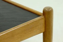 Pamono Scandinavian Coffee Table in Oak and Slate by Eric Merthen for Ire Möbler, 1960s New