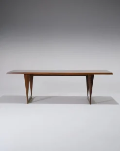 Pamono Scandinavian Dark Wood Coffee Table from Peter Løvig Nielsen, 1960s Discount