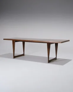 Pamono Scandinavian Dark Wood Coffee Table from Peter Løvig Nielsen, 1960s Discount